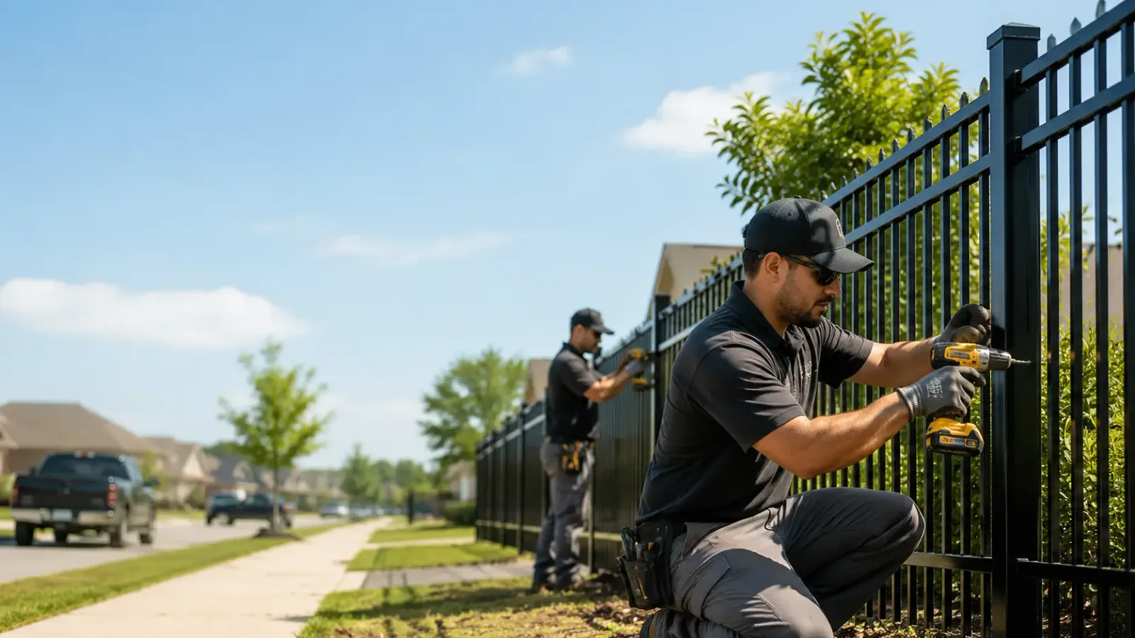 Metal Fence Installation in Mounds, IL